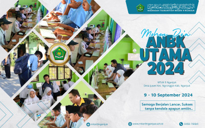 Mohon Doa Restu, MTsN 9 Nganjuk Gelar ANBK Utama 2024